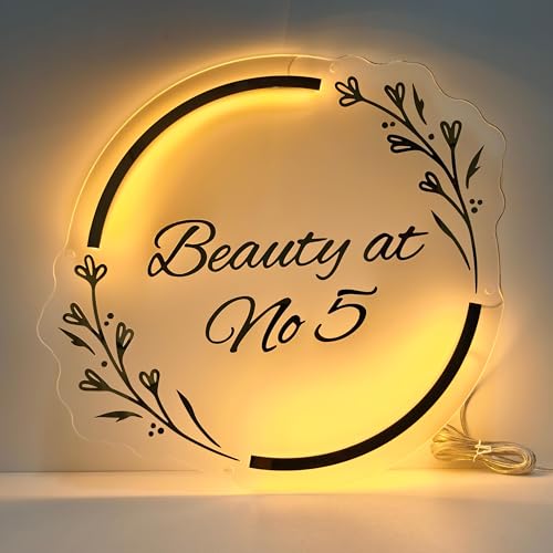 Custom Business Logo Neon Sign - Personalized Backlit Floating Sign