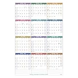 2026 Yearly Wall Calendar - Large Yearly Calendar 2026, Jan 2026 - Dec 2026, 25.2'' x 38.2'' (Open), 2026 Calendar 12 Months, Yearly Wall Calendar 2026 with To-do Lists, Notes, Stickers, All At One Page