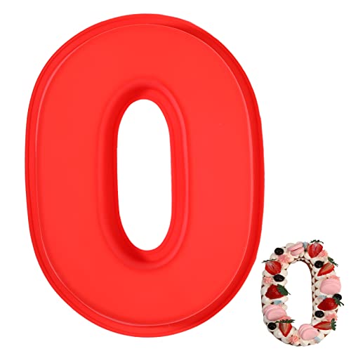 Yhywcy Number Cake Mold Digital Cake Pans 10 In Cake Pan For Birthday Holiday Wedding Anniversary Parties Baking Cake Graduation Ceremony (Number 0) #TOP4