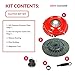 Clutch Kit compatible with Wrangler Unlimited X X-S Rubicon 2007-2011 3.8L 6Cyl. GAS OHV (Clutch Disc Stage 1; 01046RR)