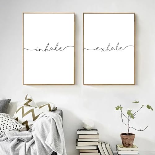 Toile impression moderne noir et blanc affiche décorative 40x50 cm pour décoration de chambre