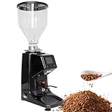 Kaffeemühle, automatische Bohnenmühle mit 19 anpassbaren Grobheitsstufen, Digitalanzeige, ideal für den privaten und gewerblichen Gebrauch, 500 ml Fassungsvermögen