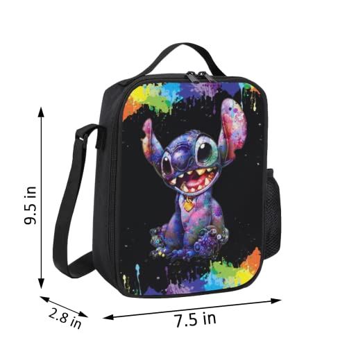 Yiwbor Cartoon Lunch Box Reusable Lunch Bag Anime Insulated Tote Bag For Travel Picnic Office Gift #TOP1