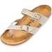 Produktbild Palado Pantoletten Damen Cres Matt - elegante Sandalen Made in Spain - bequeme Hausschuhe mit Kork-Fußbett - modische Sommerschuhe Beige UK5,5 - EU38