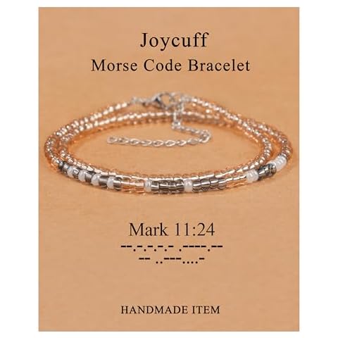 JoycuFF Morse Code Bracelet Cover
