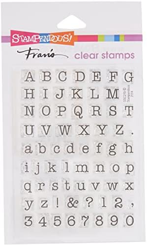 Stampendous SSC219 Small Typewriter Alphabet ( Packaging may vary )