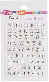 Stampendous SSC219 Small Typewriter Alphabet ( Packaging may vary )