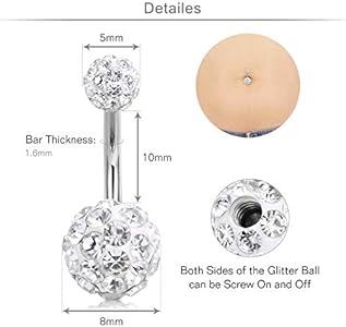 Navelpiercing dubbel ketting met hanger Navelpiercing dubbel ketting met hanger