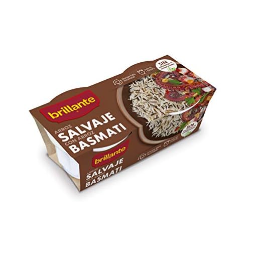 Brillante Arroz Cocido Salvaje con Basmati, 2 x 125g