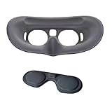 HikTop Para DJI AVATA Goggles 2 Foam Pad Sponge Eye Mask Cómodo Drone Accesorios (Grey+protective cover)