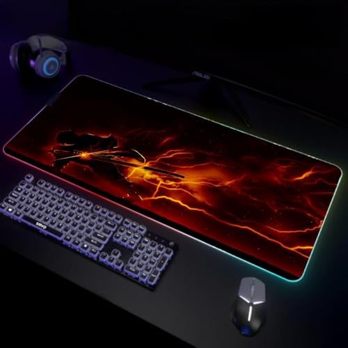 RGB�Q�[�~���O�}�E�X�p�b�h���[�WLED�o�b�N���C�g�}�E�X�}�b�g�Q�[�}�[�p���K�ȃS�����f�X�N�}�b�g���܂��܂ȃQ�[���X�^�C��(SS DS (6))