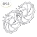 DUDUA 160mm Disc Brake Rotors Bike Bicycle Disk Brakes 6 Bolts for Road Bike, Mountain Bike, MTB, BMX