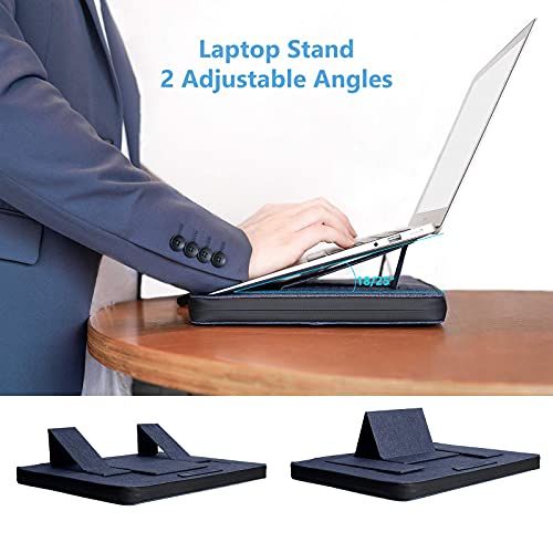 Image of Nillkin 14 inch Laptop Case & Stand - Laptop Sleeve Bag with Handle - Compatible with 13 /13.3-14 inch Laptops - Blue