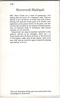 Monteverdi Madrigals (BBC Music Guides) 0563205555 Book Cover