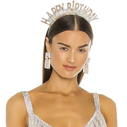 Cocide Happy Birthday Birthday Headbands For Women Happy Birthday Tiaras For Girls Birthday Crowns Decorations Party Accessories thumb #5
