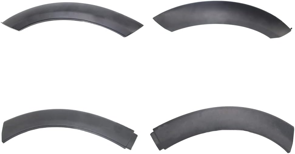Riloer Wheel Arch Flares Mouding Mudflap Fender Cover Trims, Fender Flares Wheel Cover Arch Trim, Compatible with Mini Cooper 2002-2008, Rear Left Side Upper