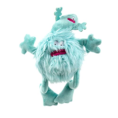 Image of goDog PlayClean Germs Squeaky Plush Dog Toy with Odor-Eliminating Essential Oils, Chew Guard Technology - Seafoam, Small