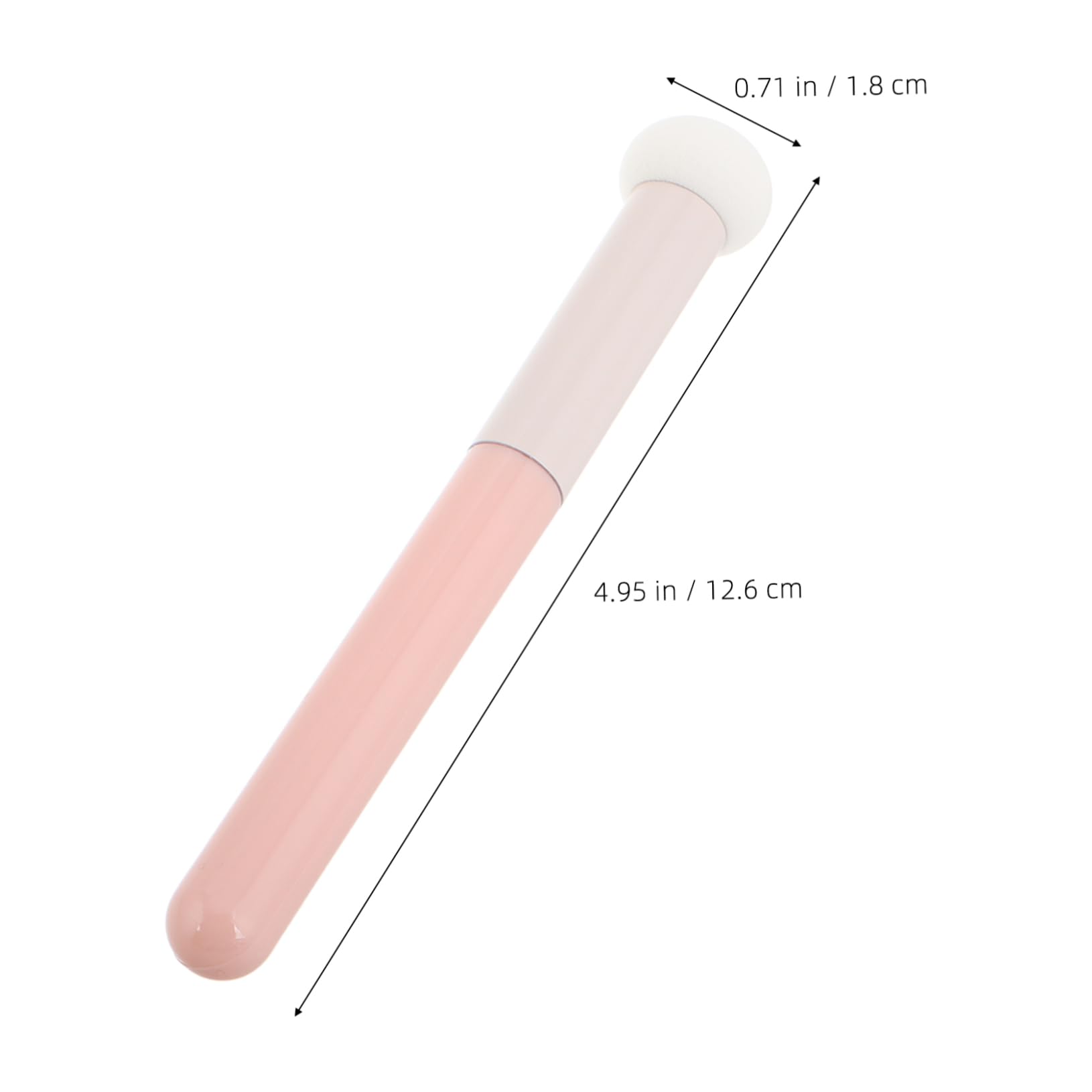 FOYTOKI Mushroom Head Makeup Brush Small Eye Shadow Brush Foundation Makeup Sponge Dry Wet Use Portable for Travel