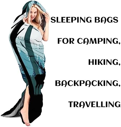 Sleeping Bags for Adults Kids Boys Girls Camping Hiking Backpacking Sleeping Bags 0-25 Degree for Warm&Cold Weather,Outdoor Travel Hunting Lightweight Compact Waterproof Camp Gear 6 41ryMkRS4XL. AC