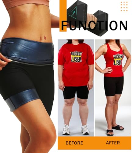 Image of Sauna Sweat Short Pants Suits for Women High Waist Slimming Shorts Compression Thermo Workout Body Shaper Thighs