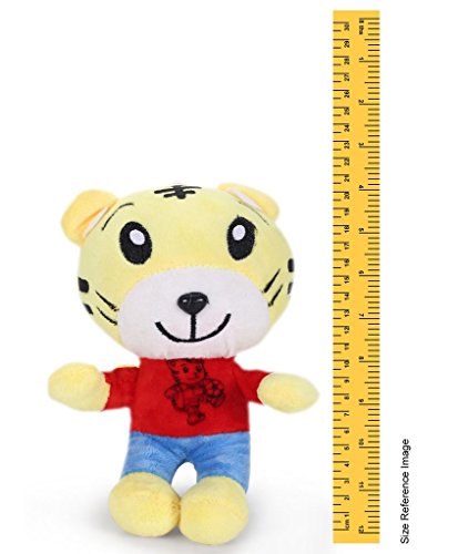 Image of Tickles Yellow Smarty Tiger Stuffed Soft Plush Animal Toy for Kids 22 cm