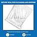 200 PCS Plastic Bags - Reclosable Baggies 4 Sizes (9x12 10x13 13x15 13x18 Inch), Extra Thick Plastic Zipper Bags for Food Storage, Crafts, Jewelry & Small Parts Organization