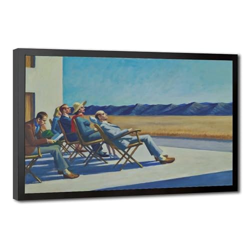 Toile People in The Sun Hopper pour habiller un mur vide