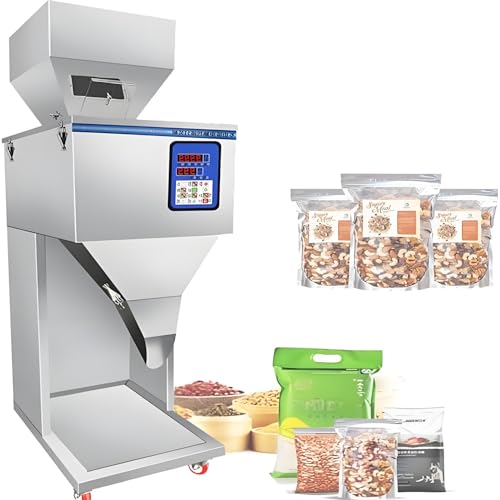 Máquina automática de llenado de polvo, dispensador de partículas de pesaje cuantitativo para llenado de botellas y bolsas con pedal de pie, para diversas necesidades de dispensación de partículas, 10