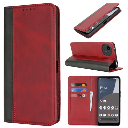 Cavor SHARP Aquos Wish4 SH-52Eケース Aquos Wish4 ケース 手帳型 Aquos Wish4携帯 カバー SHARP Aquos Wish4 ケースカード収納 SH-52Eケース Wish4ケース 2色カバー 柔らかい