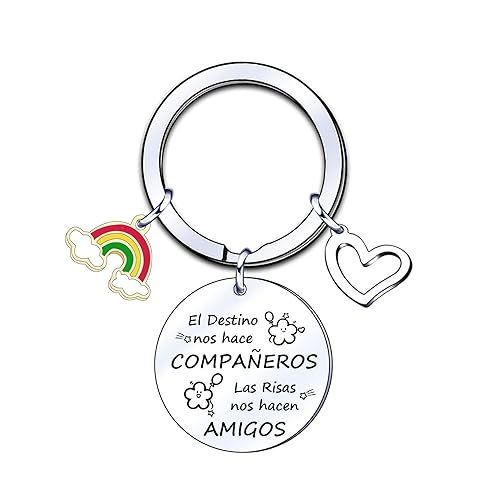 ZYMGUO Presentes colegas porta-chaves presentes para amigas presentes despedida presentes empresa Natal presente companheira trabalho presente despedida companheiro companheiro porta-chaves presentes