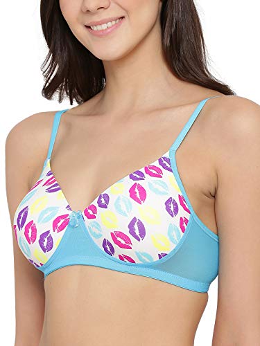 Image of Clovia Net Women's Soft Cup Padded Non Wired Non-Wired Bra (Br1866L1832B)
