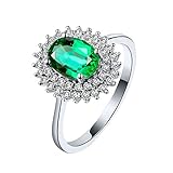 ♥ SOLITÄRRING WEIßGOLD: Zierlich, einzigartig und sehr schön, dieser Ring ist das einzigartige Accessoire für einen besonderen Anlass, wie Hochzeit und Verlobung, und auch für jeden anderen Tag. Dieser Ring kann als exquisites Geschenk für den verwendet werden, den Sie lieben;