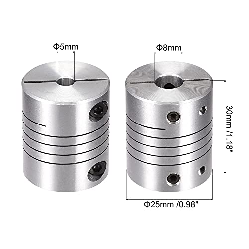 Accouplement flexible 5mm à 8mm sourcing map pour moteur pas à pas imprimante 3D - 6