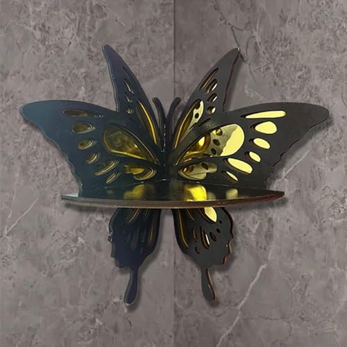 Étagère murale d'angle : le rangement papillon qui libère vos espaces - 3