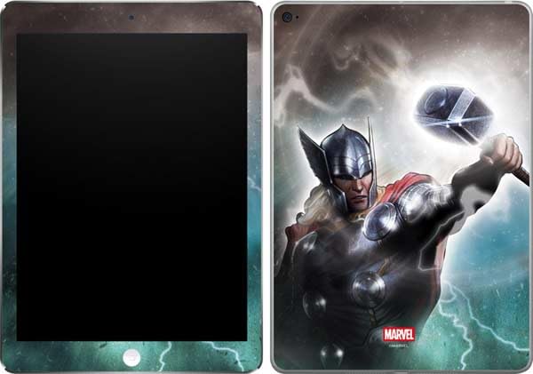 Skinit Decal Tablet Skin Compatible with iPad Air 2 - Officially Licensed Marvel Thor Mighty Thor Design