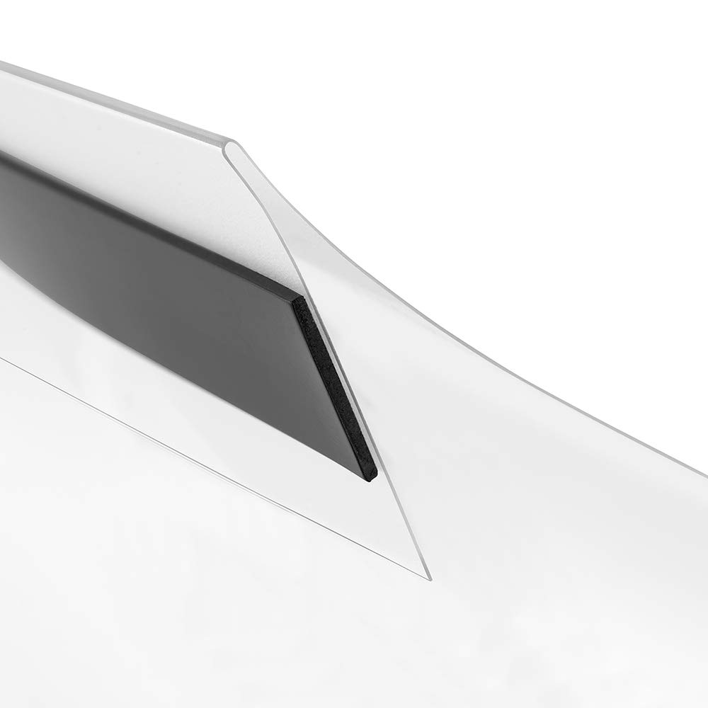 Zeigis - 10 Stück DIN A4 Sichttasche Querformat, magnetisch bruchfest | 10er Paket, leicht lesbar, Antireflex, einfacher Blattwechsel, Bruchfestes PVC, Indoor, langlebig, dezent, transparent