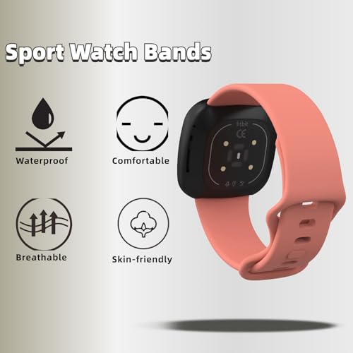Pack 4 correas compatibles con Fitbit Versa 4 y otros miniatura 3