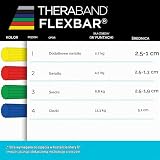 TheraBand FlexBar pasek oporowy do zapalenia nadkłykcia, zapobiega zapaleniu ścięgien i poprawia siłę chwytu, łagodzi ból łokcia tenisa, łokcia golfistów i zapalenia ścięgna, ciężki, zaawansowany