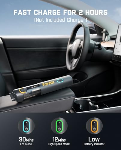 Fanttik Slim V8 Mate Cordless Car Vacuum 2-Pack Replacement HEPA Filter