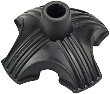 Beyoung Standing Quad Support Cane Tip Mobility Quadpod Stable Cane Support Walking Stick Base Tip Stabilizing Device Self Standing Quadruple Cane Tip (Quad Tip)