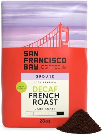 Coffee DECAF French Roast Ground Coffee, 28 oz bag