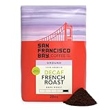 San Francisco Bay Decaf Ground Coffee, Decaf French Roast (28 oz Bag), Dark Roast Coffee, Swiss Water Process