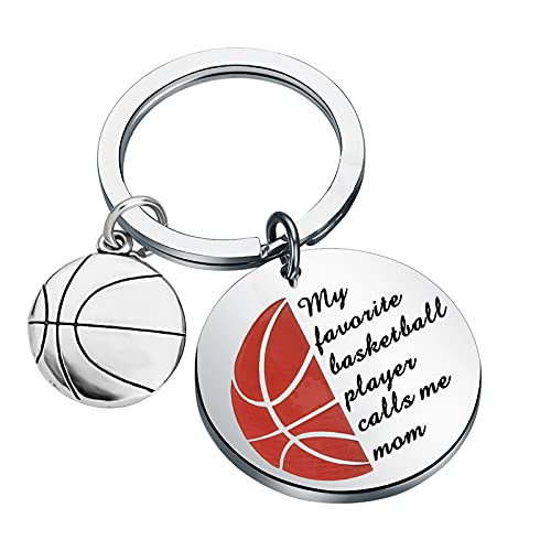 Porte-clés basketball maman cadeau maman joueur de basket utile