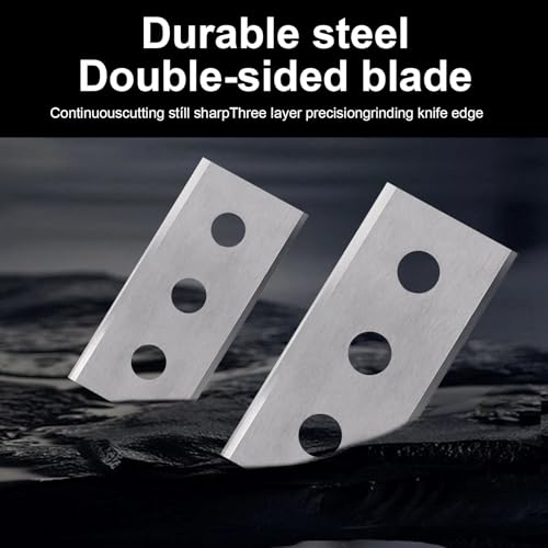 45 Stück Ceranfeldschaber Klingen Doppelseitige Schaberklingen Ersatzklingen Ceranfeldschaber Universell Passend Reinigungsschaber für Glasschaber und Ceranfeldschaber Schaber Ersatzklingen