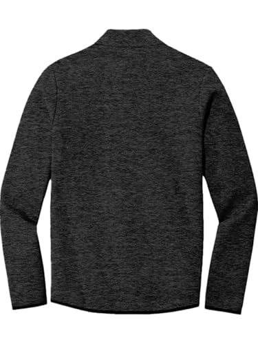 Men's Quarter-Zip Long Sleeve Fleece Sweatshirt with Pockets Mock Neck Comfort Golf Sweatshirts Pullover Sportswear3