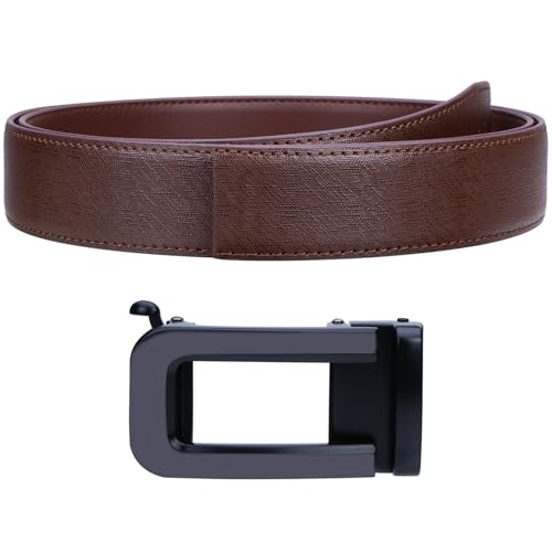 Image of Labnoft Men's PU Leather Auto-lock Belt