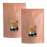 Wohltuer BIO Ceylon Zimt gemahlen – Zimtpulver I LECKER UND GESUND I 100% reines Naturprodukt...