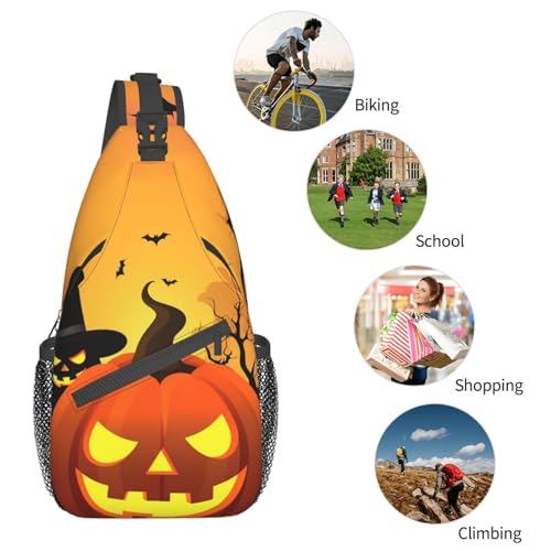 Bolso tipo Sling Unisex para Halloween Casual y Deportivo miniatura 6