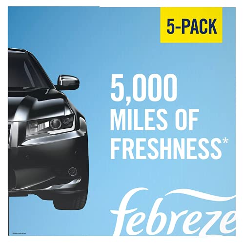 Image of Febreze Car Air Freshener, Set of 5 Clips, Linen & Sky - up to 150 Days