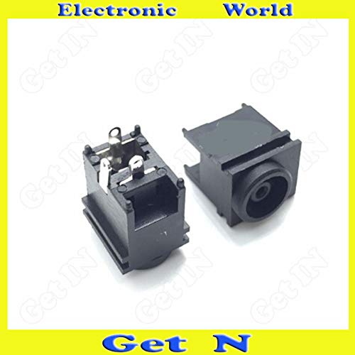 Gimax 500pcsDC-079 1.3mm Upright Type 3-Pin DC Power Socket Receptacle DC Power Connector